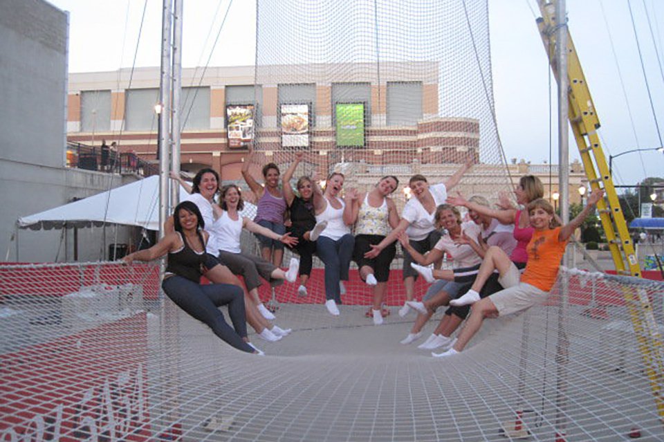 Corporate Event team Building Trapeze